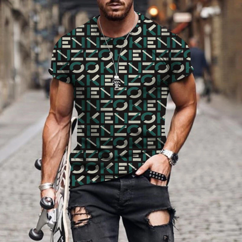 

Mens Trend 3D Printing Tees Shirt Short Sleeve T-Shirt Blouse Tops