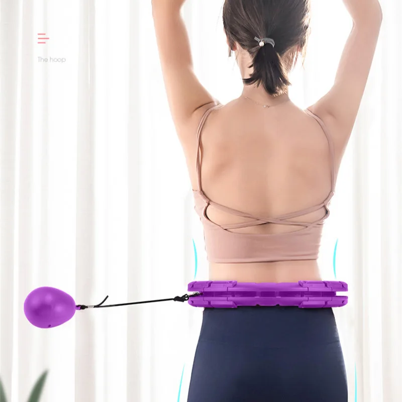 Умный Фитнес обруч с подсчетом умный спортивный регулируемый тонкой талией для