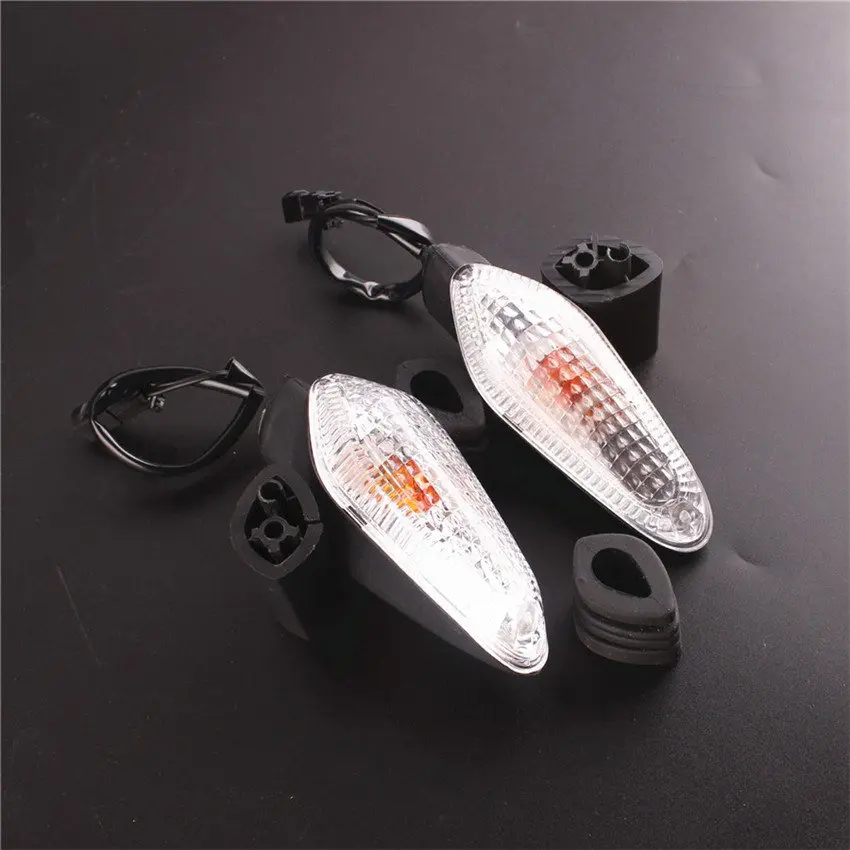 

Motorcycle Turn Signal Indicator Light For Ducati 696 2008 2009 2010 2011 796 2002-2014 Clear Motorbike Pedal Accessories