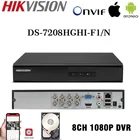 Hikvision английская версия N 1080P 8CH CCTV DVR XVR для аналоговойHDTVIAHDIP-камеры видеонаблюдения 1SATA