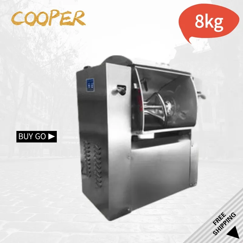 

Электрический миксер 8 кг, коммерческий многофункциональный миксер для теста, миксер для теста, миксер из нержавеющей стали