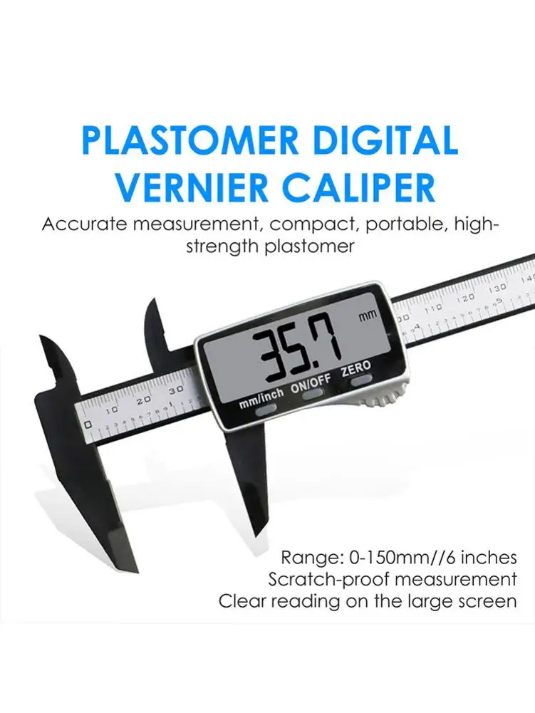 Штангенциркуль цифровой с ЖК дисплеем 6 дюймов|Штангенциркули| |