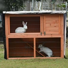 Чехол для кролика, двухслойный пылезащитный чехол для кроличьей клетки, водонепроницаемый защитный чехол для домашнего питомца, Чехол для мебели