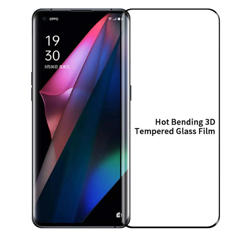

Полноэкранная Взрывозащищенная защитная пленка для экрана OPPO Reno 4 4F 4Z 5 Pro Find X3 Lite X2 Neo цветное закаленное стекло