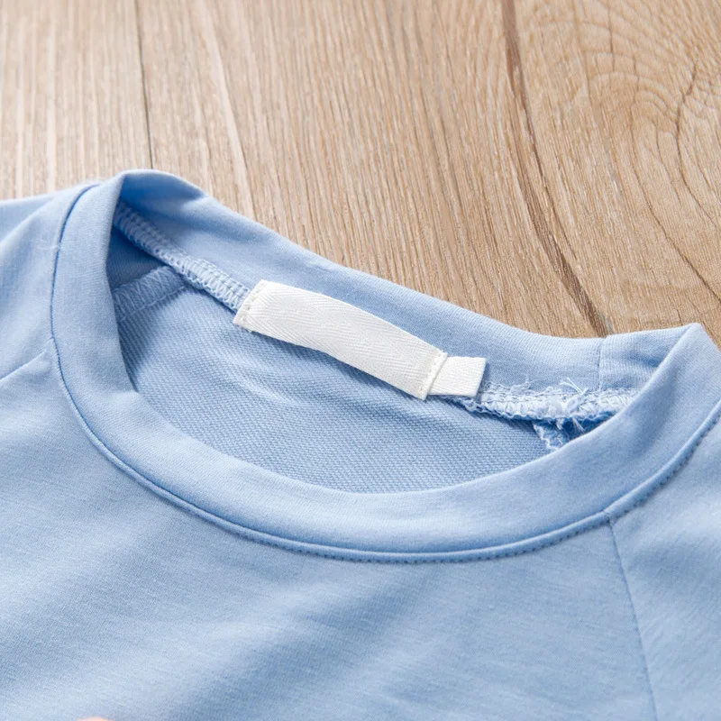 Платье детское прямое осенне-весеннее с надписью | Детская одежда и обувь