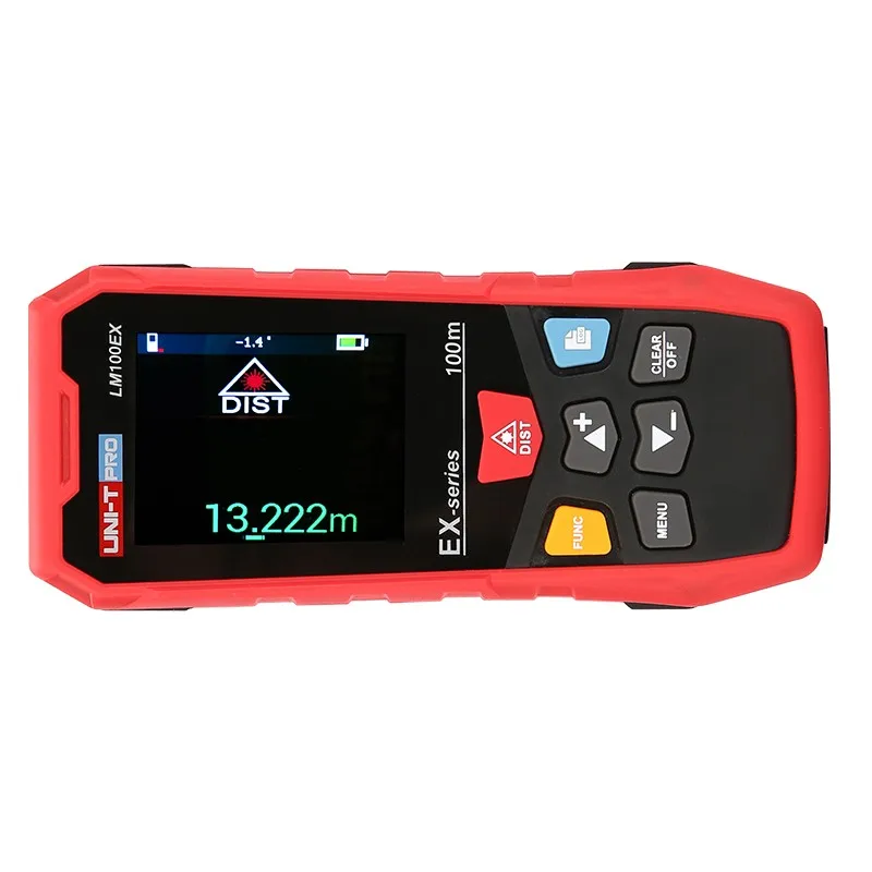 

UNI-T LM100EX Laser Range Finder Rotating Color Screen Professional Level Laser Range Finder