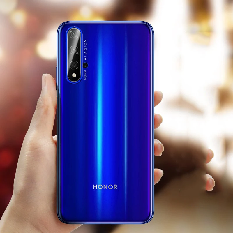 Чехол для Huawei Honor 20 Pro View 20s 20i с 3D лазерным покрытием роскошный мягкий прозрачный