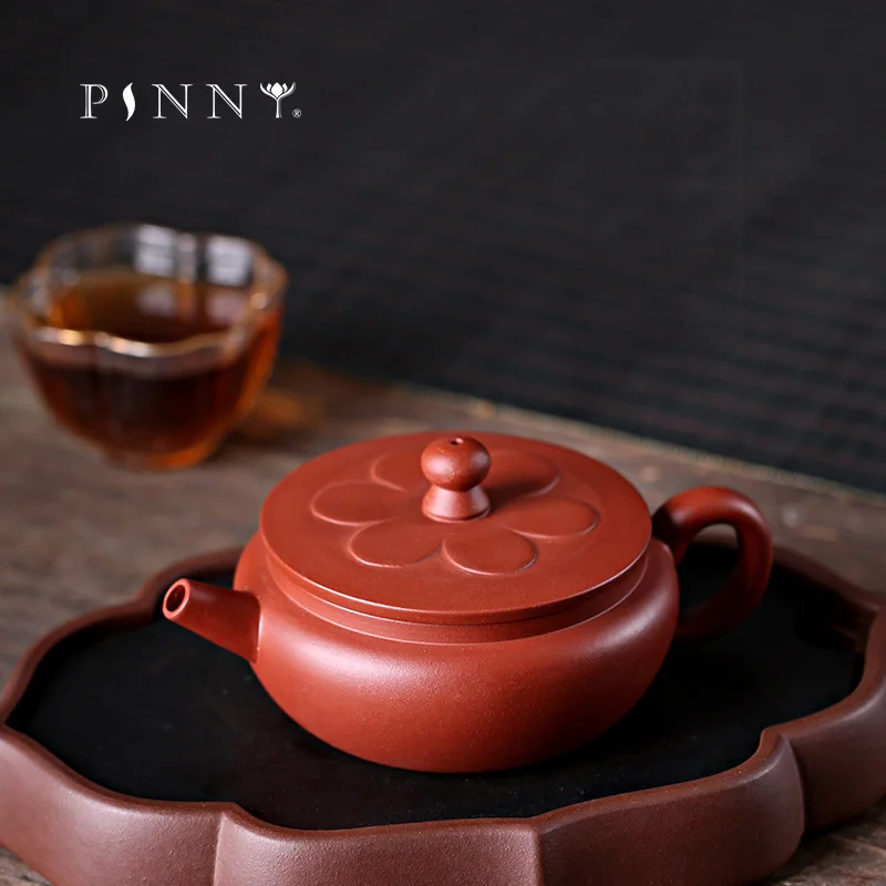 PINNY 150 мл YiXing фиолетовая глина Yu Ying чайный горшок ручной работы из фиолетовой