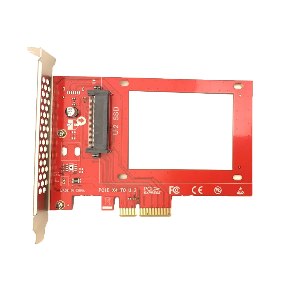 Адаптер PCI-E X4 для NVME Intel P3700/3600/4500/750 2 5 дюйма NVMe U.2 жесткий диск SSD SF8639 | Компьютеры и