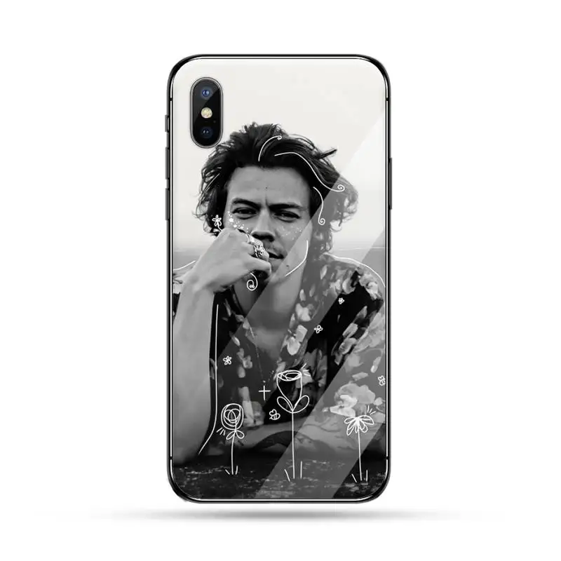 

one direction England TV funda coque cover Phone Case Tempered glass For iphone 5C 6 6S 7 8 plus X XS XR 11 PRO MAX