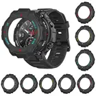 Защитный чехол рамка Корпус ForHuami Amazfit T-Rex в парк развлеченийT-Rex в парк развлечений Pro A1918 Смарт-часы противоударный ТПУ Универсальный амортизирующий бампер для оболочки Новинка; Лидер продаж