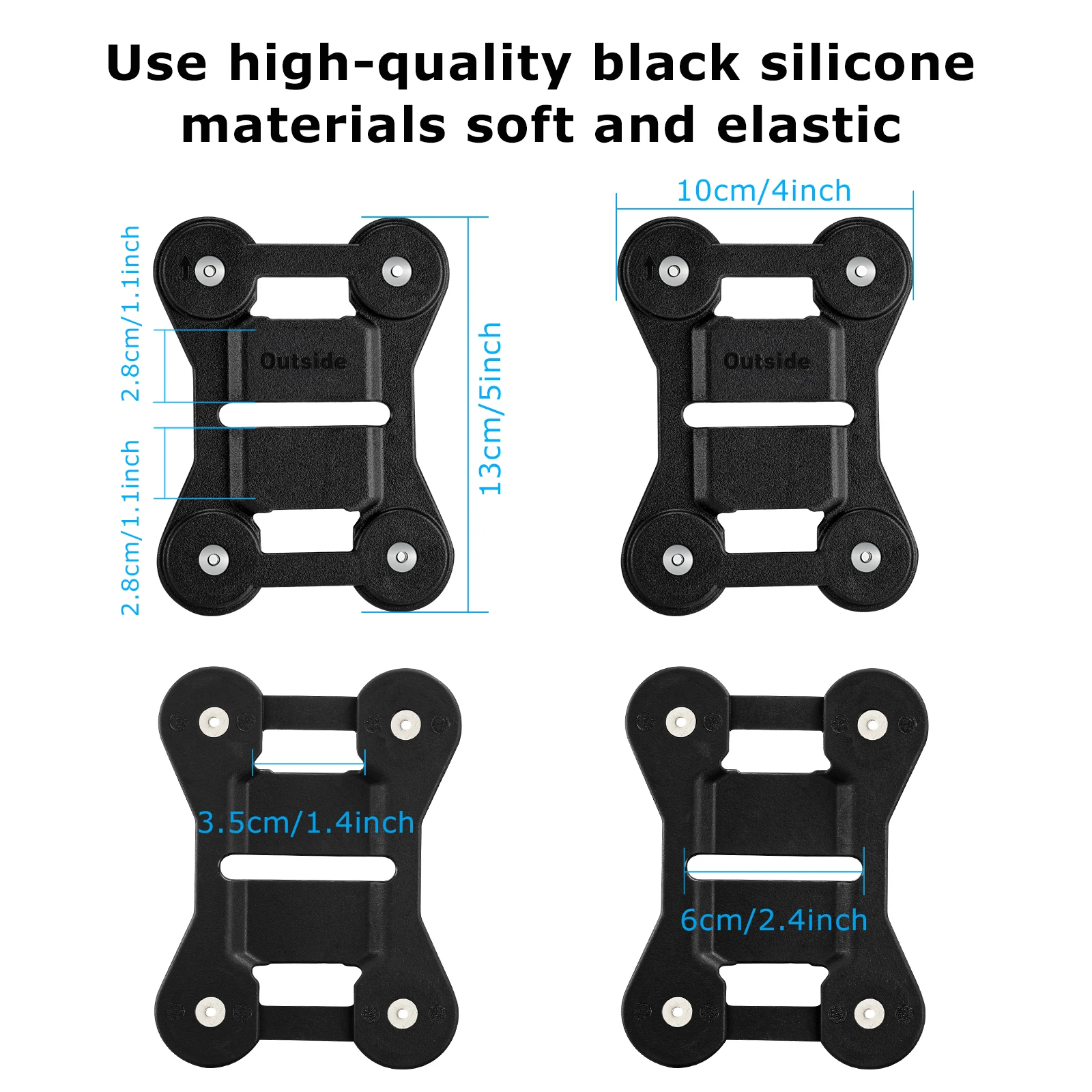 

BOBLOV Magnetic Suction Back Clip Contains Magnets Inside and Outside with Strong Suction Body Police Mini Camera KJ21 N9 WA7-D