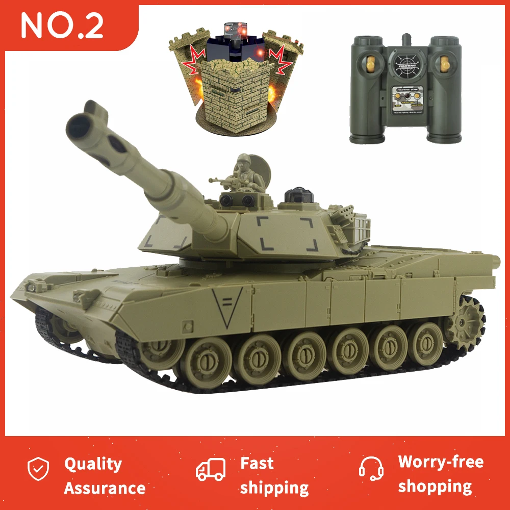RC батальон Танк M1A2 T-34 Соединенных Штатов войны Военный боевой Запуск бункер