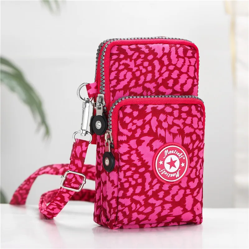 Rose leopard print Популярная Портативная сумка для Iphone XSMAX XR huawei P20P30Samsung S9S10 Plus на плечо - Цвет: Rose leopard print