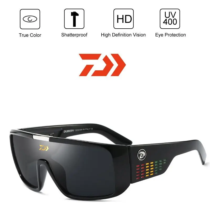 

2020 Daiwa Men Fishing Siamese Sunglasses European and American Retro Cycling Sports Sunglasses Fashion Wild Glasses