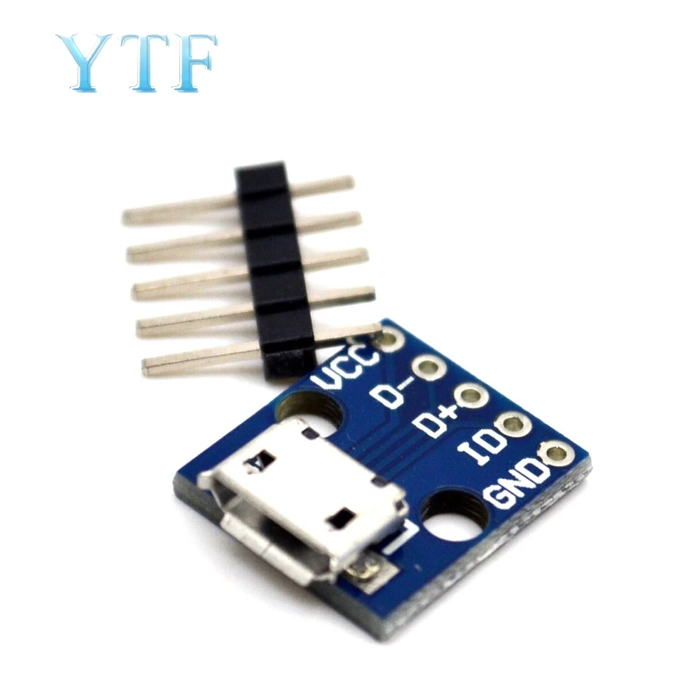 5 шт./лот MCU micro USB интерфейс база силовой трансформирующий хлебная плата в модуль