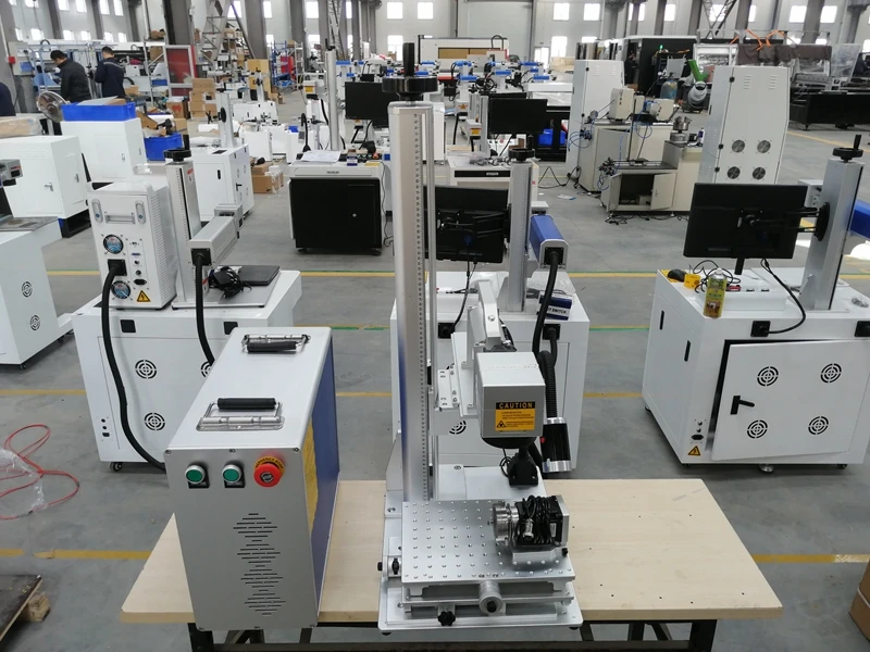 Оптоволоконная лазерная маркировочная машина 20 Вт 30 50 для металла из нержавеющей