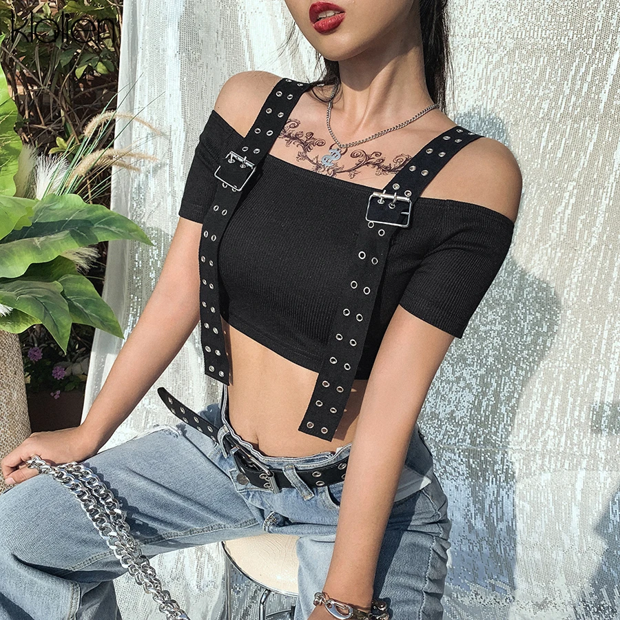 Футболка KLALIEN женская с открытой спиной пикантный Повседневный мягкий