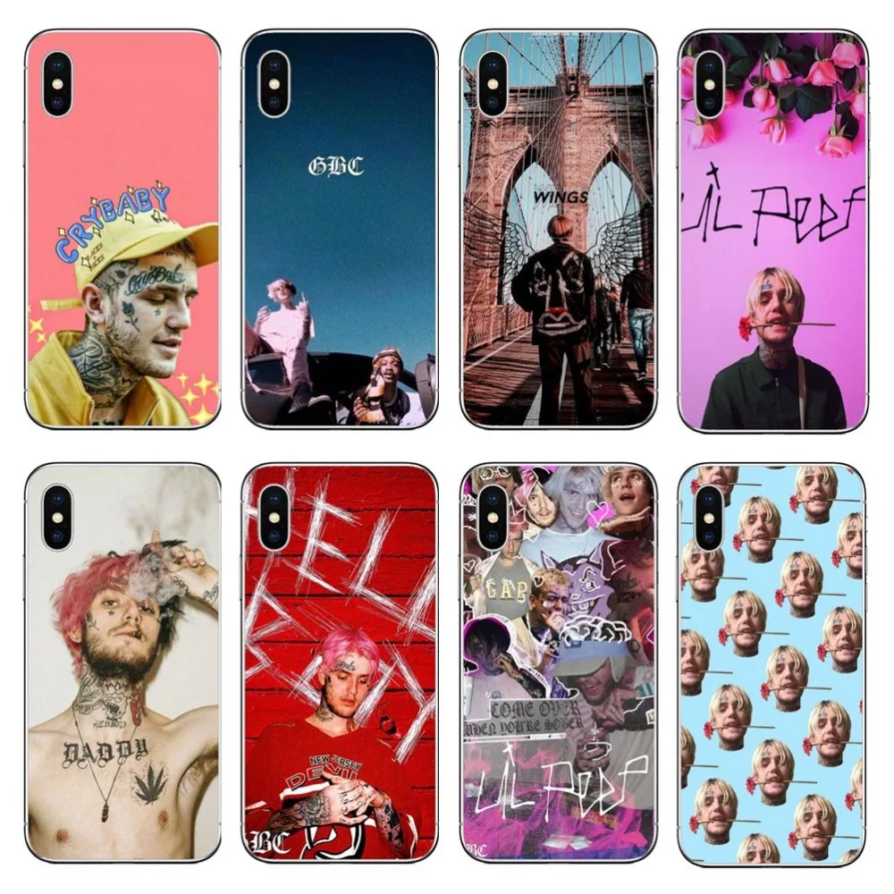 Lil Peep Bo жесткий чехол для телефона Apple iPhone 6 6s 7 8 Plus 4 4s 5 5S SE 5C Чехол XS Max XR мягкие