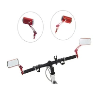 bicycle rearview mirror electric bicycle mirror handlebar safety mirror bicycle riding equipment accessories reflector