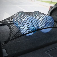 car trunk net elastic luggage net storage bag nylon stretchable net with four hooks for jaguar xf xj xjs xk s type x type xj8