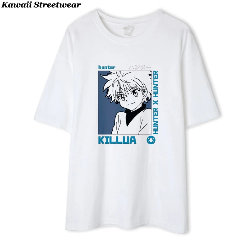 Обувь в стиле аниме Hunter x hunter хоть футболка для Для женщин e девочек Kawaii милые Harajuku