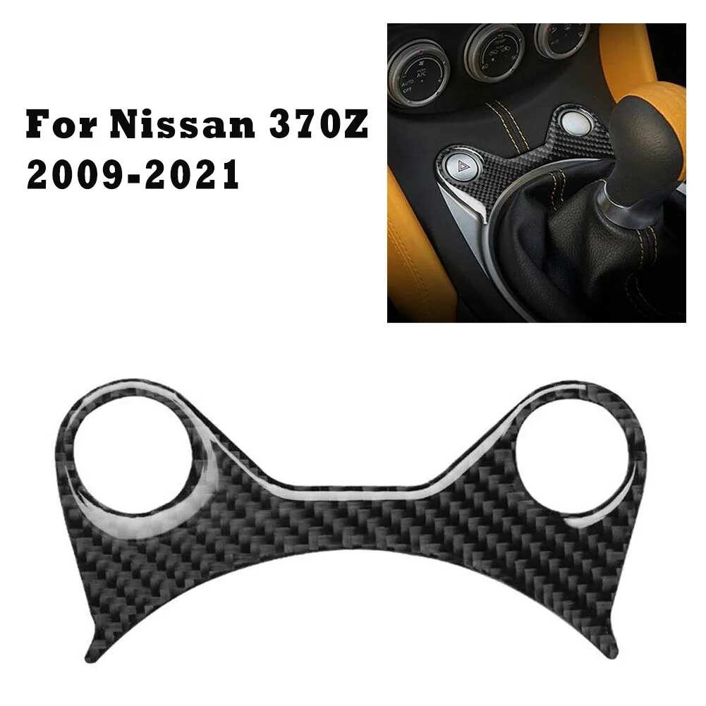 

Carbon Fiber Stickers Manual Gear Shift Panel Cover Trim Fit For Nissan 370Z 2009-2021