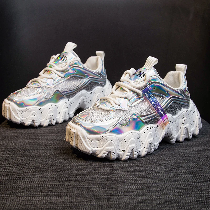 

Thick-soled Increased Women's Shoes, Fashionable Casual Shoes, Women's Sports Shoes, Breathable High-quality Sneakers