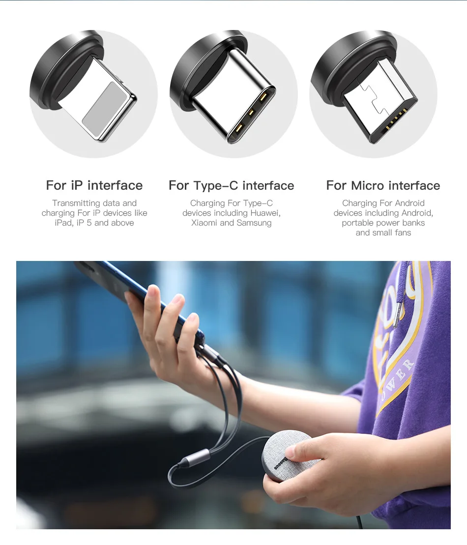 Baseus 3 в 1 USB кабель usb type C кабель для iPhone XR 11 Pro Max USB кабель для зарядного устройства портативный Micro USB кабель type USB-C кабель для передачи данных