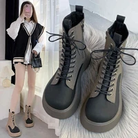 2021 boots womens shoes winter boots fashion shoes women casual autumn leather women ankle boots women