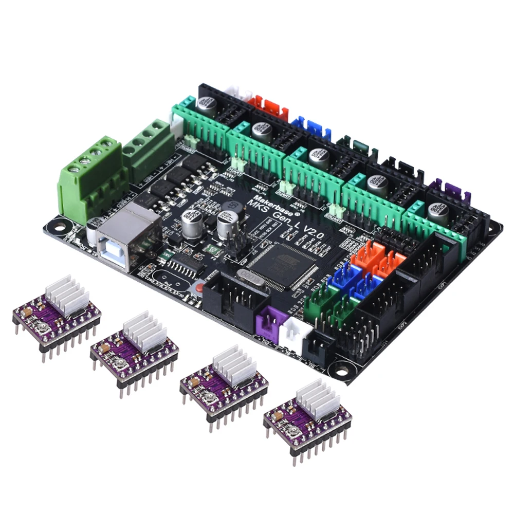 MKS Gen L V2.0 3d принтер плата контроллера Reprap Mega 2560 R3 Ramps 1,4 1,6 поддержка TMC2208 TMC2130 A4988 DRV8825 драйвер