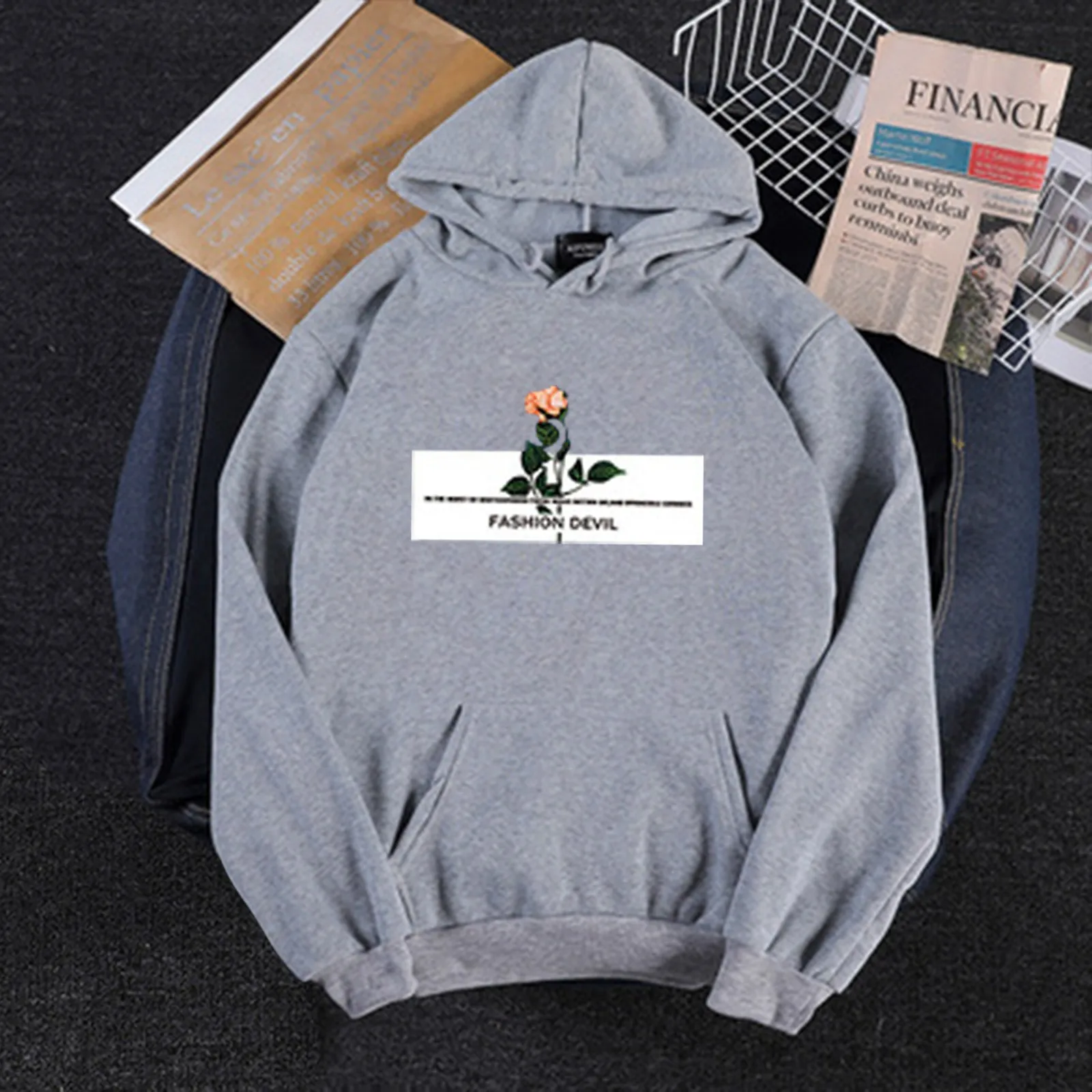 Women Hoodie Cartoons Crewneck Clothes Vintage Loose Sweatshirt Street Hip Hop Hoody Long Sleeve Pullover Hoodie Tops Sudaderas