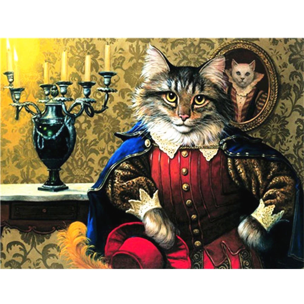 

Алмазная живопись с кошками, подарок ручной работы, полноразмерная/круглая Алмазная вышивка, животные, вышивка, мозаика, домашние искусства...
