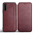 Чехол для Sony Xperia 10 iii, откидной Чехол из искусственной кожи со слотом для карт без магнита для Sony Xperia 10 iii, чехол, чехлы, Обложка