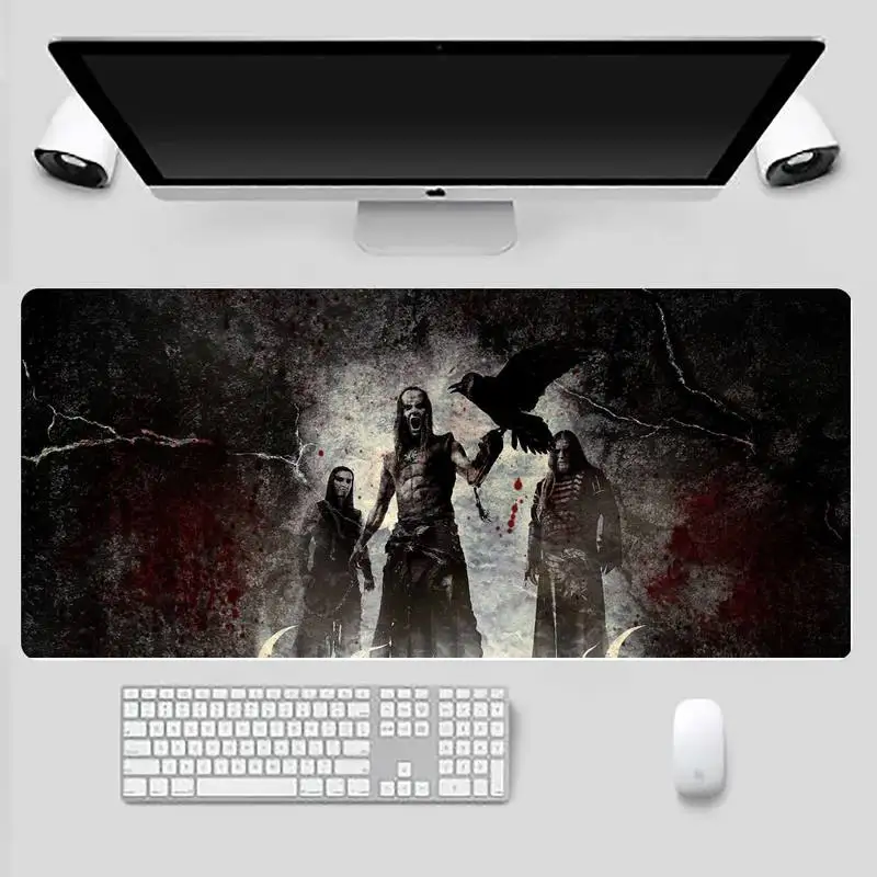 

Rock heavy metal Customized laptop Gaming Desk Table Protect Game Office Work Mouse Mat pad X XL Non-slip Laptop Cushion