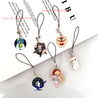 cute cat astronaut girls phone strap lanyards for iphonesamsungxiaomi case mobile phone strap hang rope smart phone charm