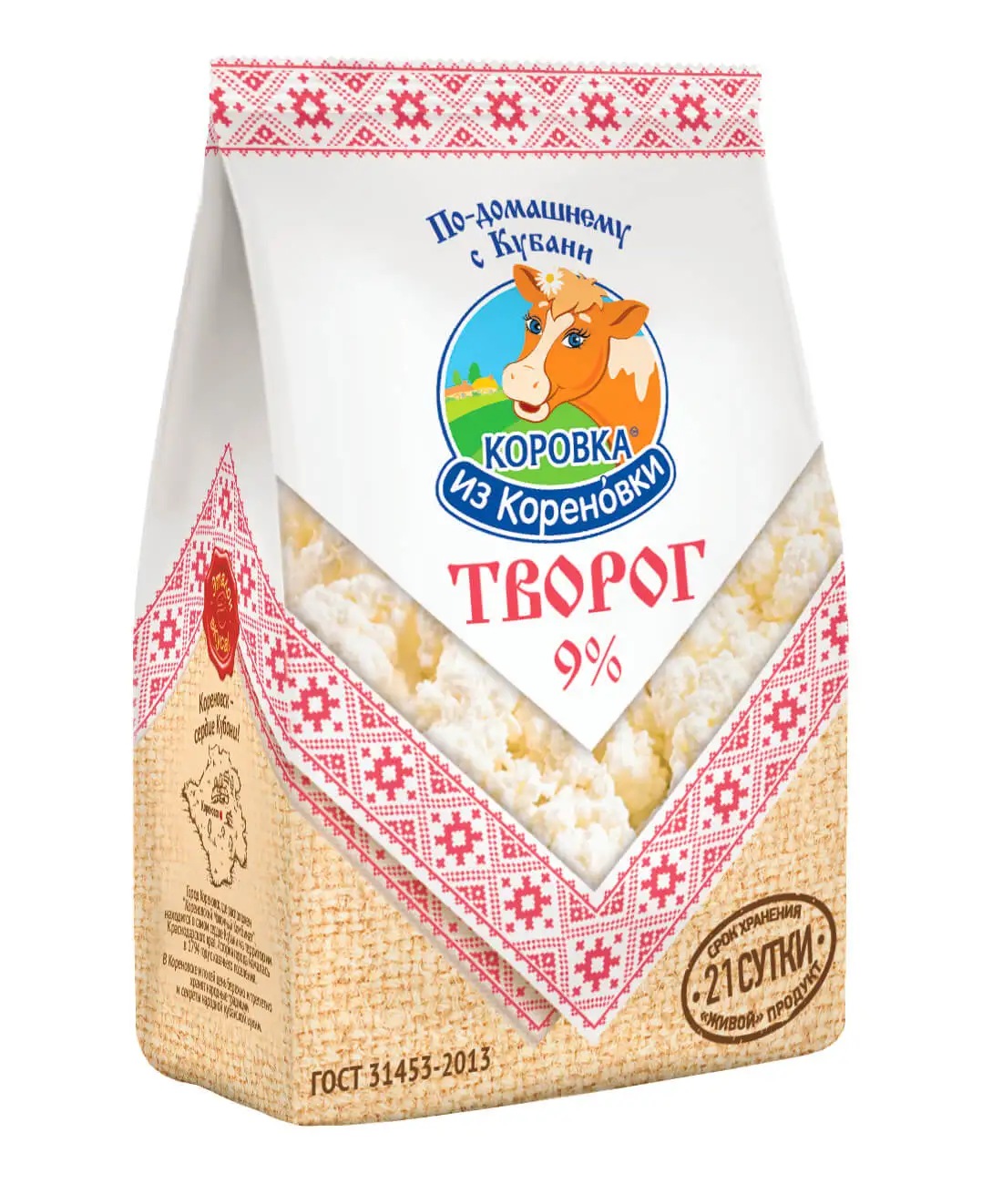 Коровка из Кореновки Творог 9% 340г |