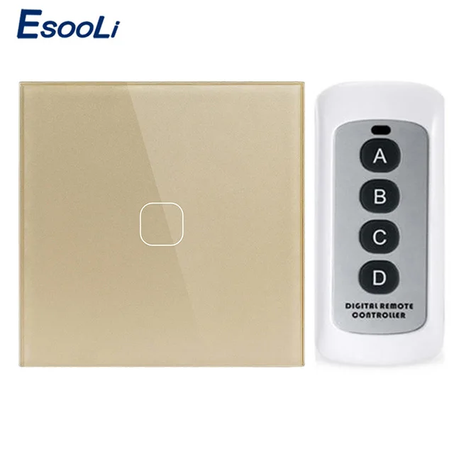 Умный дом стандарт ЕС 2 банды 1 способ беспроводной пульт дистанционного