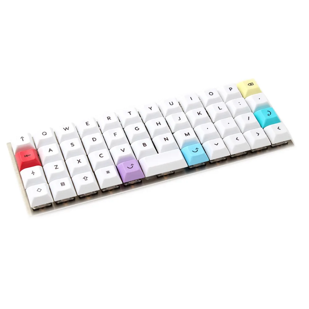 

Красящая верхняя печать DSA Keycap 1,4 мм PBT для переключателей MX 40% клавиатура Лия YMD40v2 Niu40