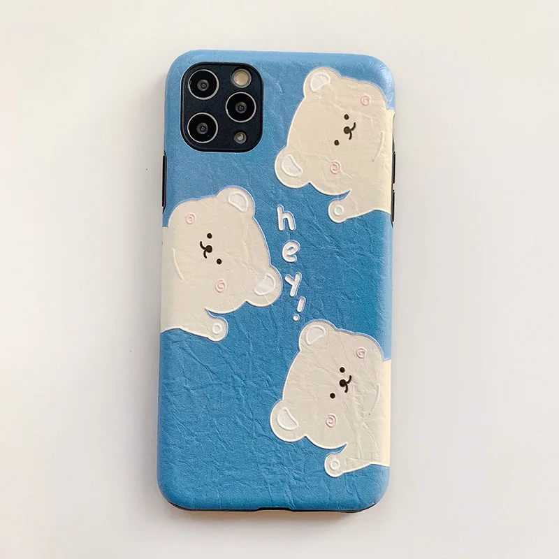 1 Чехлы с шелковой текстурой для huawei P20 P30 Lite Mate20 30Pro милый медведь девочка мягкий чехол для huawei Nova 3 4 5 5i Honor 10 8X 9x 20Pro - Цвет: 1