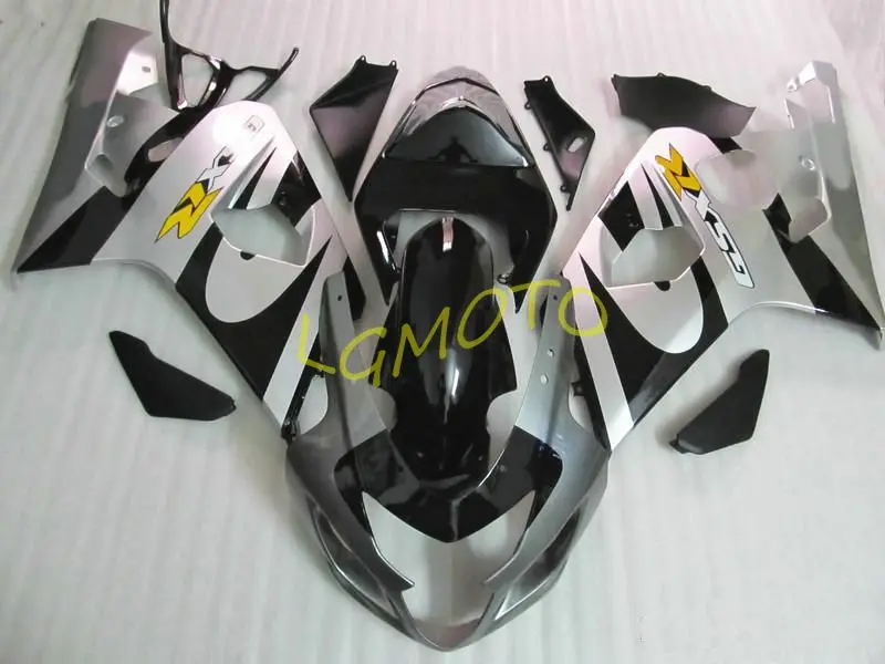 

Injection Molding motorcycle bodywork body kits for silver black SUZUKI GSXR600 GSXR750 2004 2005 GSXR 600 750 04 05 Fairings
