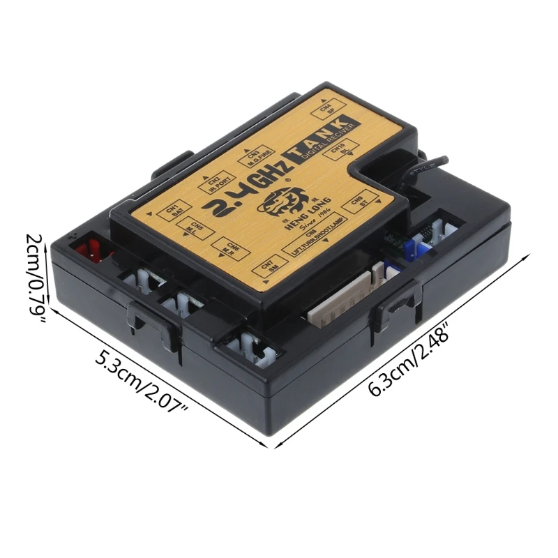 

RC Battle Tank 3818 2.4G Version-5.3 Receiver Board Accessories For Heng Long 1/16 Spare Parts