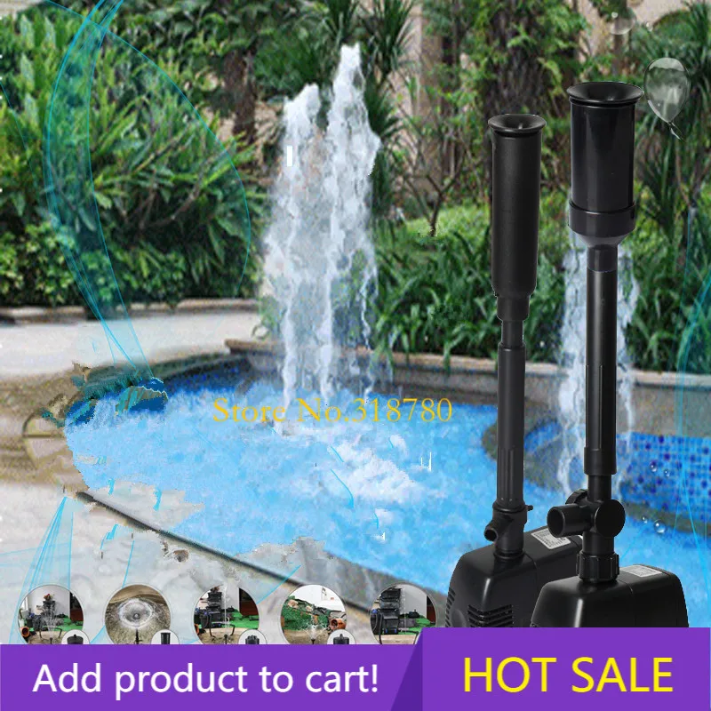 

600 -1800L/H SUNSUN Garden Pond Water Fountain Pump Aquarium Fish Tank Submersible Pump Sump Waterfall