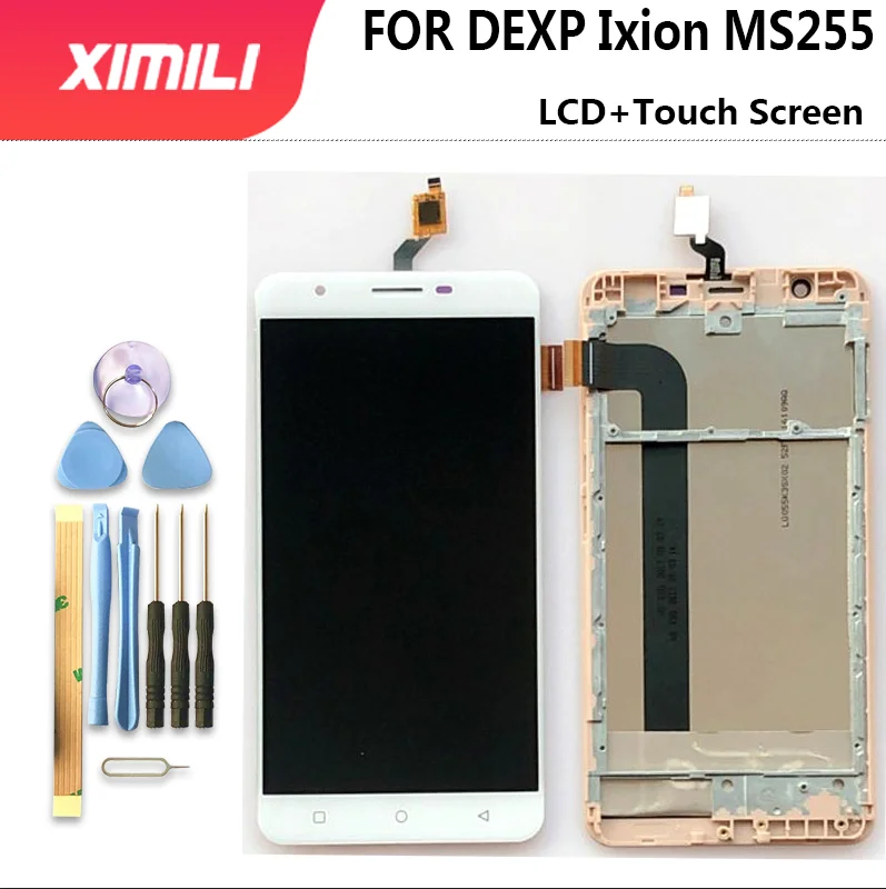 

New Tested DEXP Ixion MS255 LCD Display+Touch Screen Digitizer Assembly 100% Original LCD +Touch for DEXP Ixion MS255 +Tools