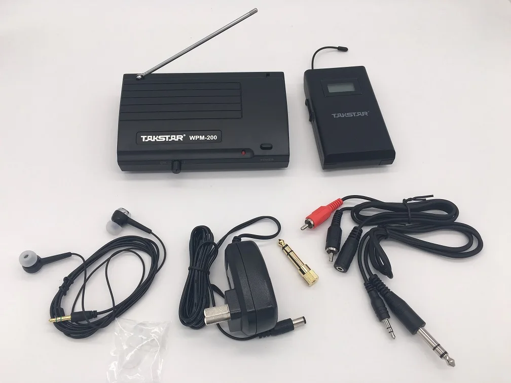 Лидер продаж оптовая продажа Takstar WPM-200 в ухо Стадия UHF Беспроводной монитор
