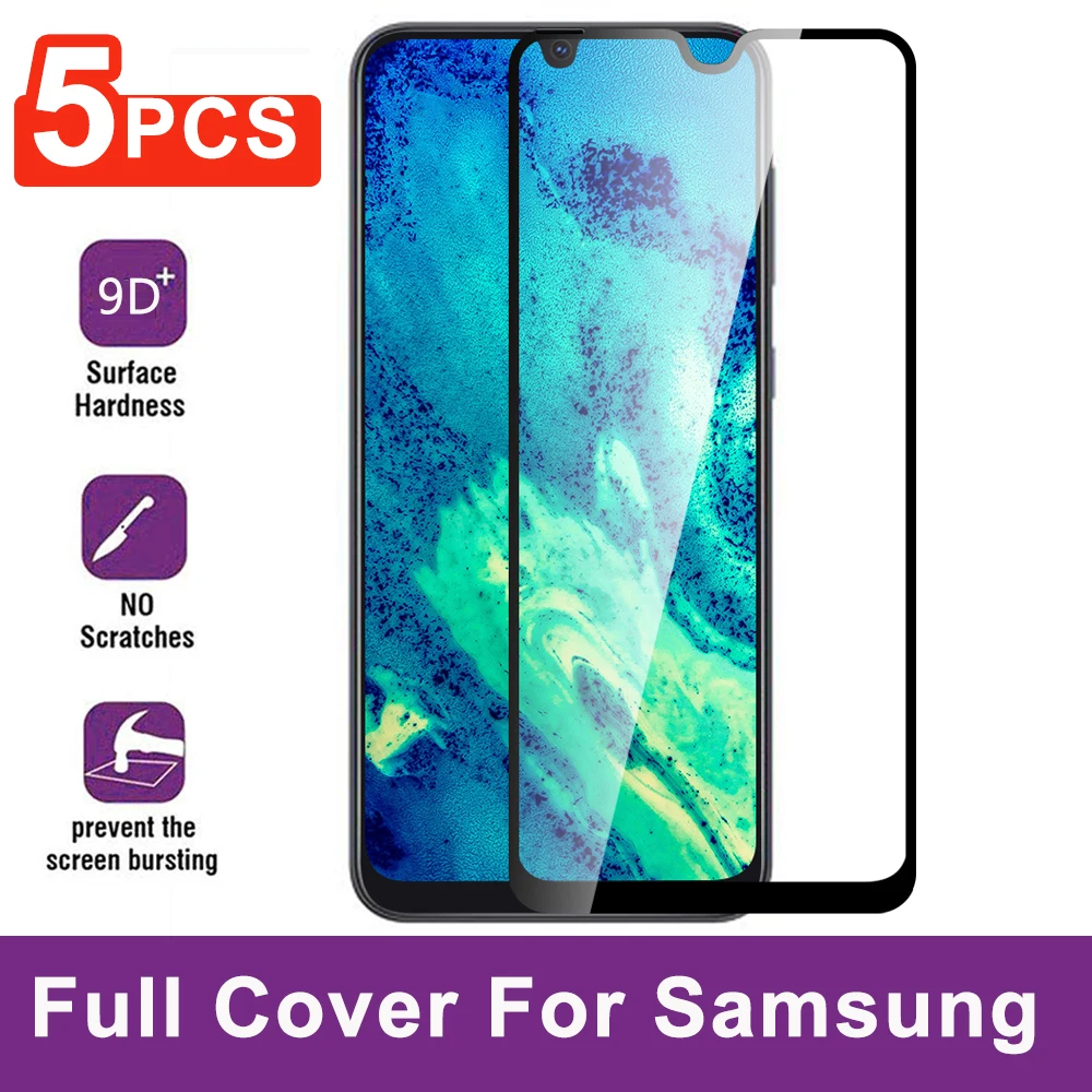 Полностью покрывающее закаленное Стекло для samsung Galaxy A6 A7 A8 A9 A5 2020 A60 M40 A10 A10S M10 A50 A50S