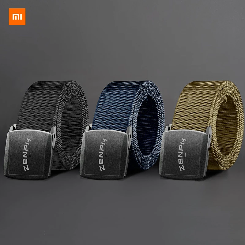 Xiaomi Mijia Youpin металлический свободный открытый тактический ремень YKK пластиковая пряжка 96 специальная нейлоновая тесьма Плавная регулировка длины