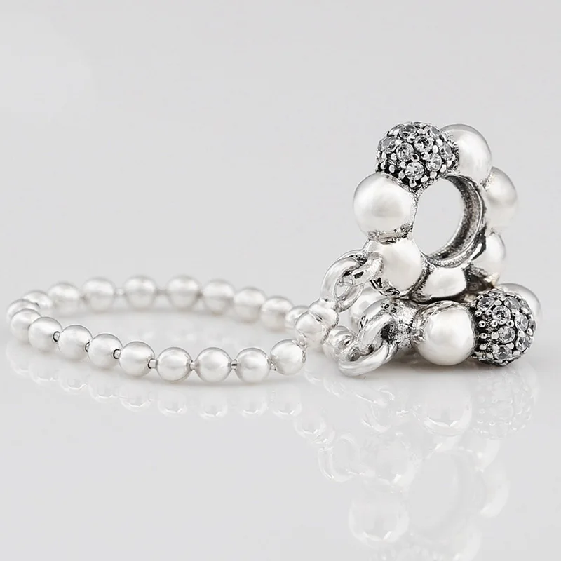 

Original 925 Sterling Silver Safety Chain Of Creative Design Fit Pandora Women Bracelet & Necklace Diy Jewelry