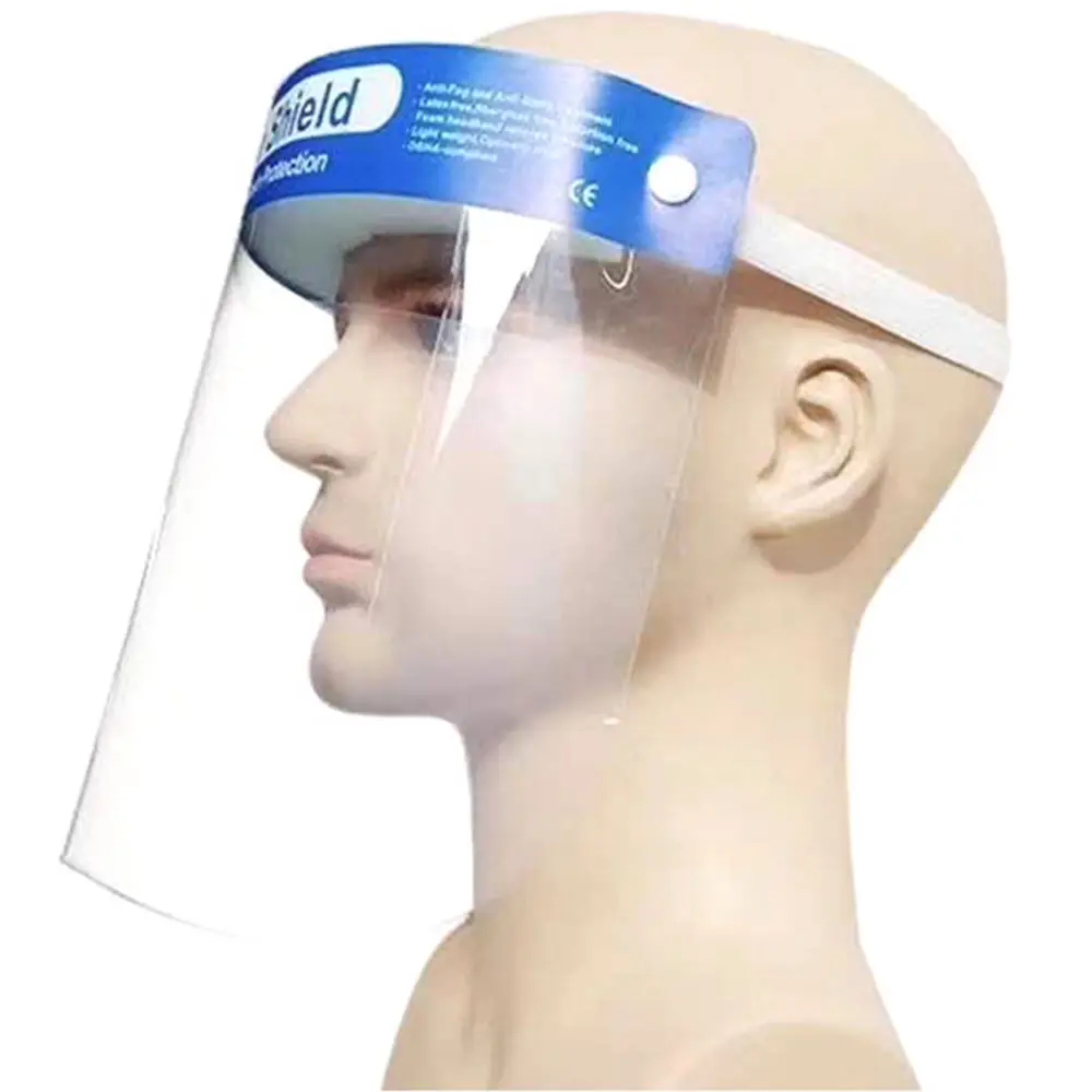 10 шт. прозрачная маска для лица с защитой от брызг Ультралегкая Полнолицевая