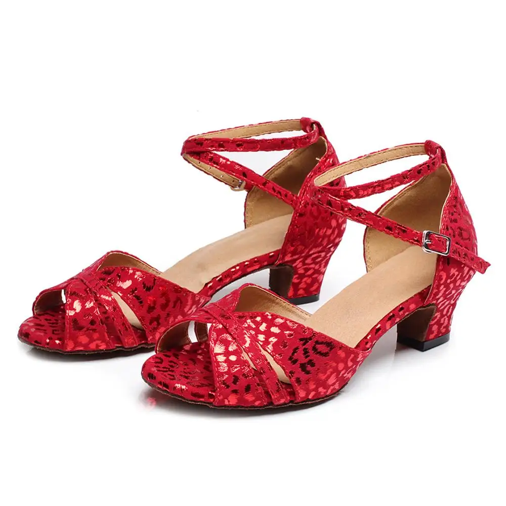 DKZSYIM/красные туфли для латинских танцев Женские вечерние Атласная элегантная